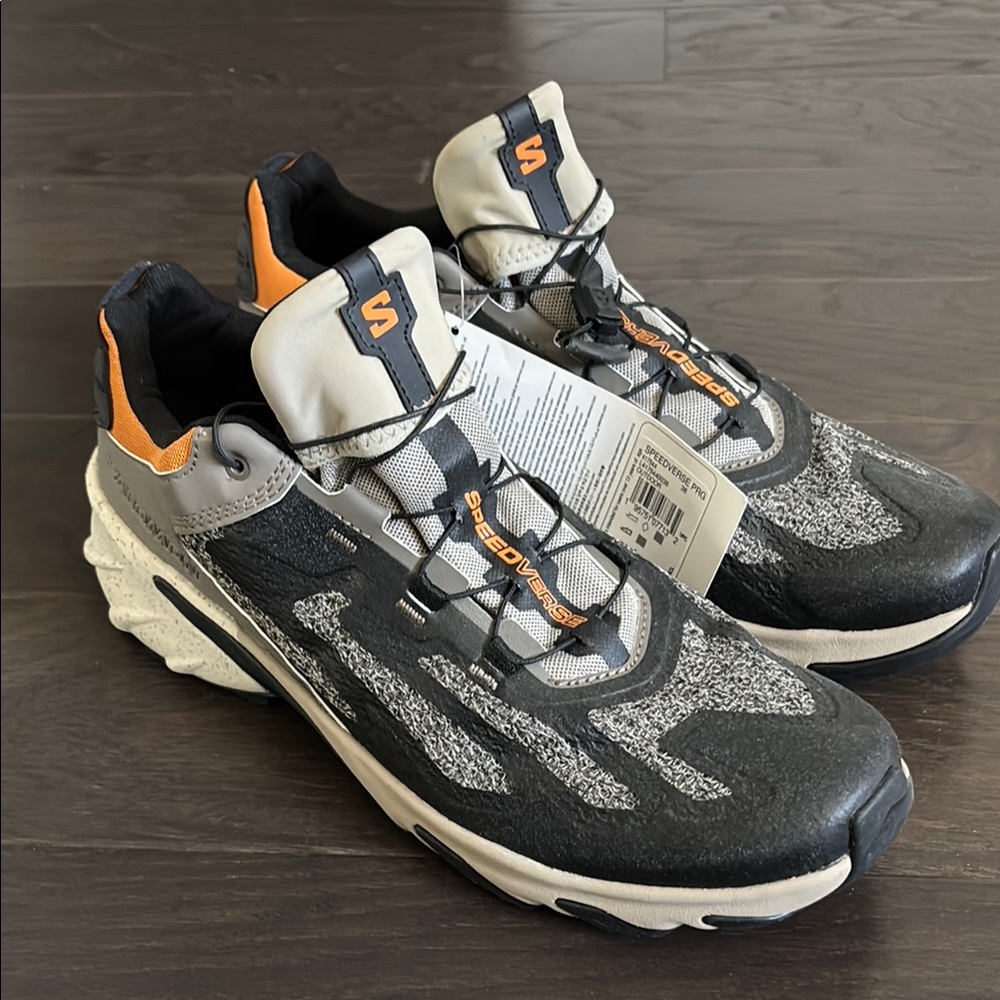 Salomon’s Men's Black and Orange Trail Running Shoes